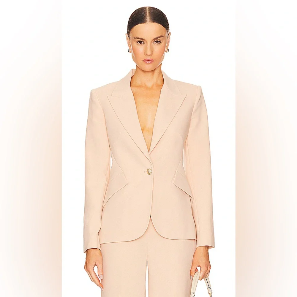 NWT L’Agence Chamberlain blazer in toasted almond - Picture 1 of 10